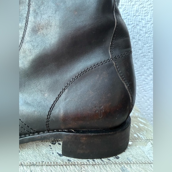 Frye Veronica Flex Combat Boot in Antique Brown Size 11 - Picture 5 of 9